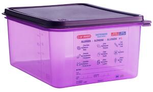 Araven Förvaringslåda; Storlek GN 1/2, 10l, 32.5x26.5x15 cm (LxBxD); Violett