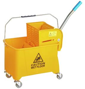 PULSIVA Hink Clean Basic med press; 49x28x69 cm (LxBxH); Gul