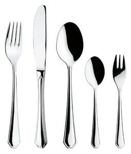 PULSIVA Provset bestick Tunis Basic 5 delar; Silverfärg, Handtag Silverfärg
