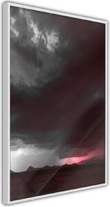 Inramad Poster / Tavla - Dark Sky - 20x30 Guldram