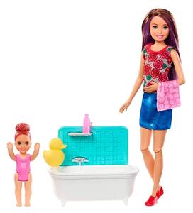 Barbie Skipper Babysitter Play Set Barn & Badkar