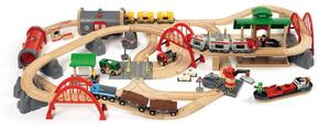 BRIO - Brio World 33052 - Rail and Road deluxe bandsats stor låda