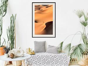 Inramad Poster / Tavla - Desert Landscape - 40x60 Guldram