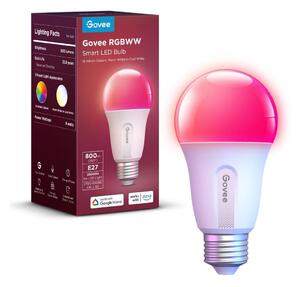 Govee - LED RGBWW Ljusreglerad glödlampa Smart E27/9W/230V 2700-6500K Wi-Fi