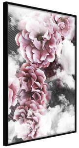 Inramad Poster / Tavla - Divine Flowers - 20x30 Guldram med passepartout