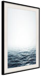 Inramad Poster / Tavla - Endless Sea - 20x30 Guldram med passepartout