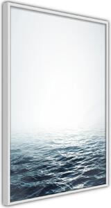 Inramad Poster / Tavla - Endless Sea - 20x30 Vit ram med passepartout