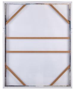 Canvastavla Flerfärgad 103 x 83 cm Abstrakta former Geometrisk MDF-ram Eklektisk Modern Vardagsrum Hall Beliani