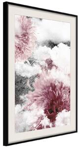 Inramad Poster / Tavla - Flowers in the Sky - 20x30 Svart ram
