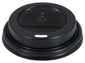 WIMEX Lock till engångsmugg To Go Café Crema; 7.3x1.8 cm (ØxH); Svart; 100 Styck / Förpackning