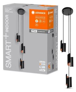 Ledvance - LED ljusreglerad ljuskrona på snöre SMART+ DECOR 3xLED/8W/230V svart Wi-Fi