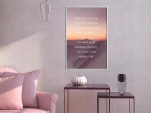 Inramad Poster / Tavla - Good Advice - 30x45 Guldram med passepartout