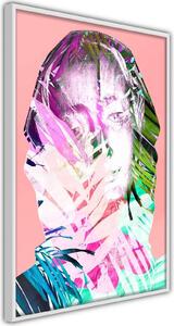 Inramad Poster / Tavla - Hidden Behind the Colours - 20x30 Guldram