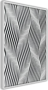 Inramad Poster / Tavla - Illusion of Movement - 40x60 Guldram
