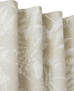 Svanefors - Gardin 2-pack Fern - Beige - Veckbandslängder - Från Homeroom