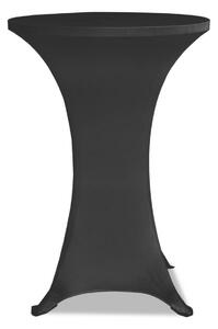 Överdrag till ståbord 2 st 80 cm stretch svart - Svart