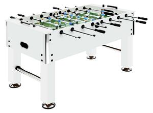 Fotbollsbord stål 60 kg 140x74,5x87,5 cm vit - Vit
