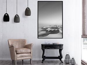 Inramad Poster / Tavla - Ocean of Sand I - 20x30 Guldram