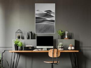 Inramad Poster / Tavla - Ocean of Sand II - 20x30 Guldram med passepartout