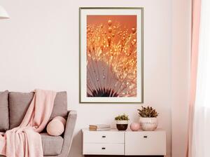 Inramad Poster / Tavla - Orange Breath of the Summer - 20x30 Guldram