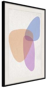 Inramad Poster / Tavla - Pastel Sets II - 40x60 Svart ram