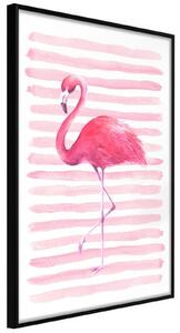 Inramad Poster / Tavla - Pink Madness - 40x60 Svart ram