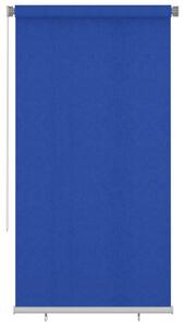 Rullgardin utomhus 120x230 cm blå HDPE - Blå