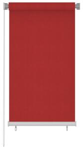 Rullgardin utomhus 80x140 cm röd HDPE - Röd