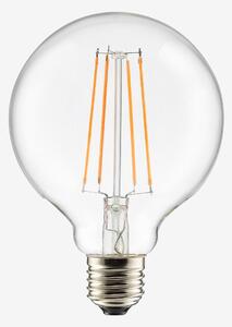 Ljuskälla E27 LED 3-steg dimbar Glob 100 mm Klar 0,4-7W