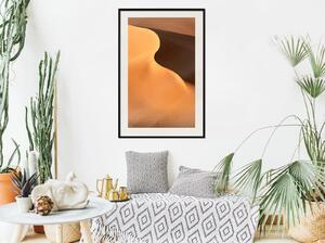Inramad Poster / Tavla - Ridge of Dune - 20x30 Svart ram