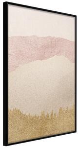 Inramad Poster / Tavla - Sound of Sand - 20x30 Guldram med passepartout