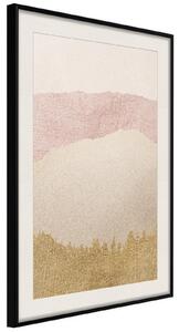 Inramad Poster / Tavla - Sound of Sand - 20x30 Guldram med passepartout