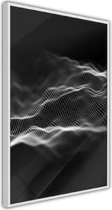 Inramad Poster / Tavla - Sound Wave - 20x30 Guldram