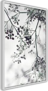 Inramad Poster / Tavla - Sprinkled with Flowers - 30x45 Guldram