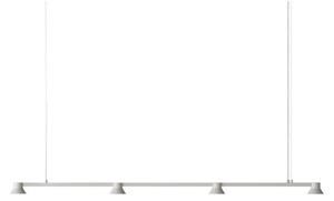 Normann Copenhagen - Hat Lamp Linear Large - Hängande lampa - Warm Grey - W167 x H6 cm