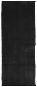 Mjuk matta HUARTE med kort lugg tvättbar svart 80x200 cm