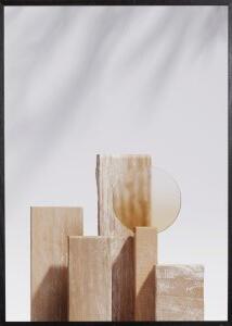 Poster - Wooden blocks - 21x30 cm