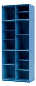 Montana - Ripple Cabinet IV - Plinth H3 cm - Vitrinskåp - Azure - W69,6 X H177,6 X D38 cm