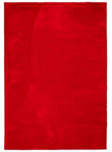 Mjuk matta HUARTE med kort lugg tvättbar röd 120x170 cm