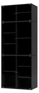 Montana - Ripple IV Cabinet - Suspensionrails - Vitrinskåp - Black - W69,6 X H174,6 X D38 cm