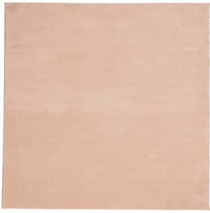 Mjuk matta HUARTE med kort lugg tvättbar rosa 200x200 cm