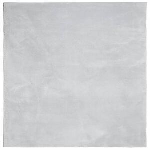 Mjuk matta HUARTE med kort lugg tvättbar grå 200x200 cm
