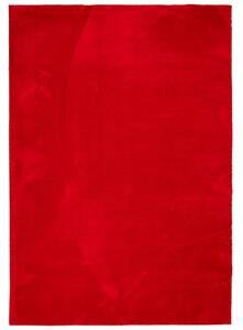 Mjuk matta HUARTE med kort lugg tvättbar röd 140x200 cm
