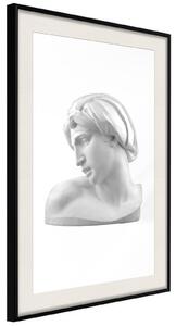 Inramad Poster / Tavla - The Famous Artist - 30x45 Guldram med passepartout