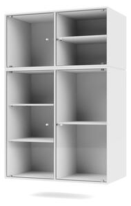 Montana - Ripple Cabinet III - Suspensionrails - Vitrinskåp - Snow - W69,6 X H105 X D38 cm