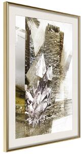 Inramad Poster / Tavla - Treasures of the Earth - 20x30 Guldram med passepartout