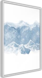 Inramad Poster / Tavla - Winter Wonderland - 20x30 Guldram med passepartout