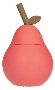 OYOY MINI - Pear Cup - Barnens pokal - 405 Cherry Red - Ø8,5 x H13,5 cm