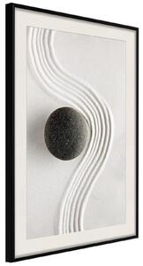 Inramad Poster / Tavla - Zen Garden - 20x30 Svart ram