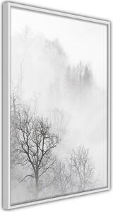 Inramad Poster / Tavla - Zero Visibility - 20x30 Guldram med passepartout